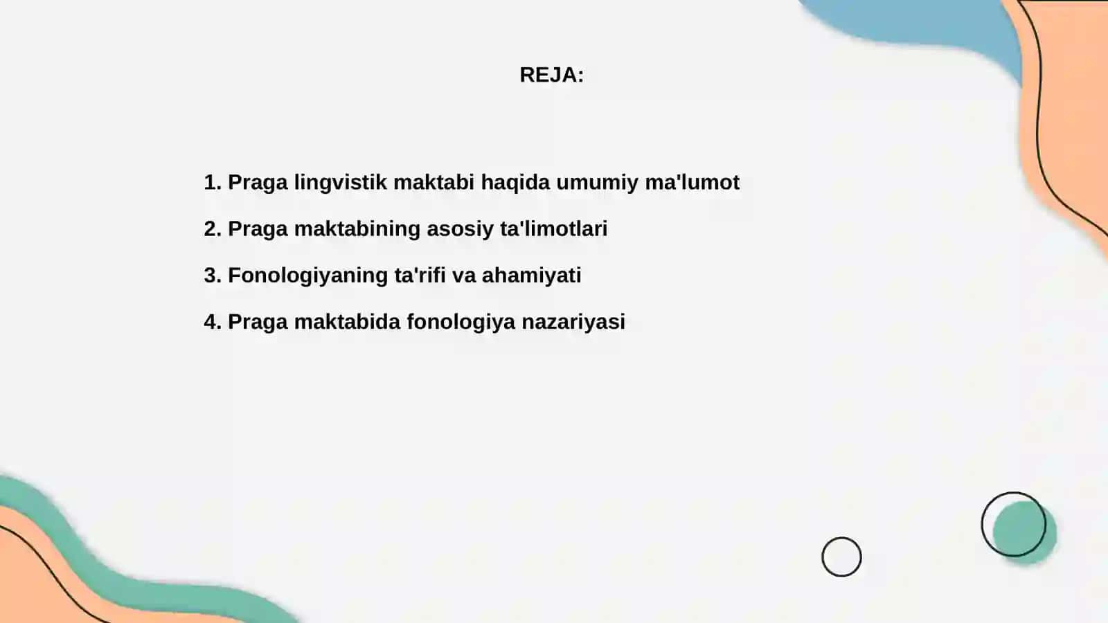 Praga lingvistik maktabi ta'limida fonologiyaning o'rni 2
