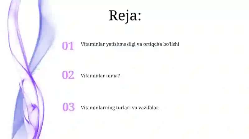 Vitaminlar haqida 2