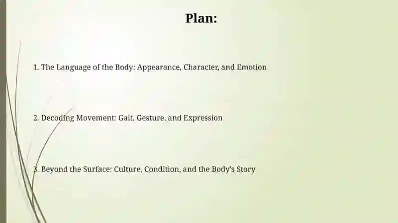 The Language of the Body: Appearance, Character, and Emotion 2