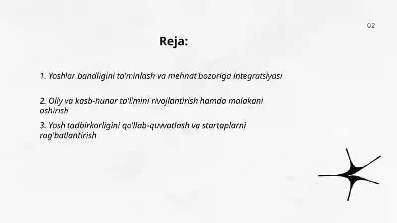 Yoshlarga oid davlat siyosati 2