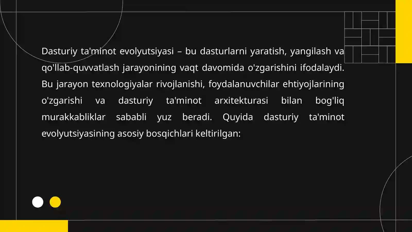 Dasturiy ta'minot evolyutsiyasi 2