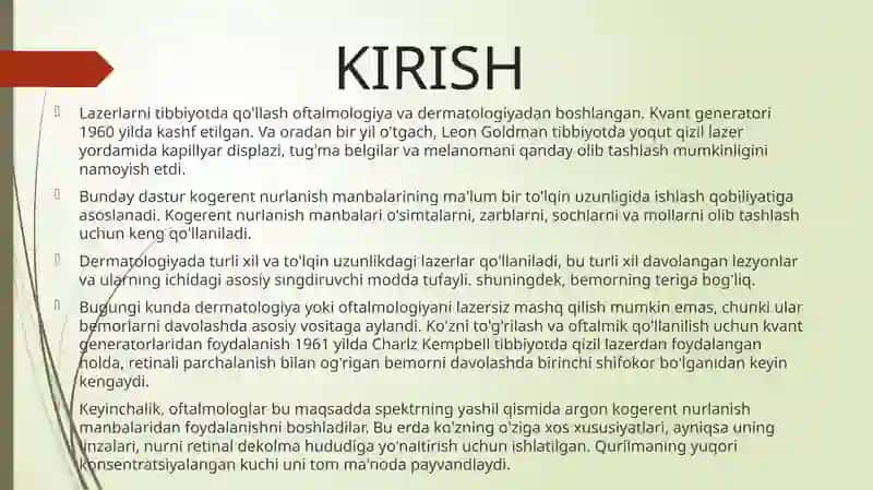 Fizika yo‘nalishi 2