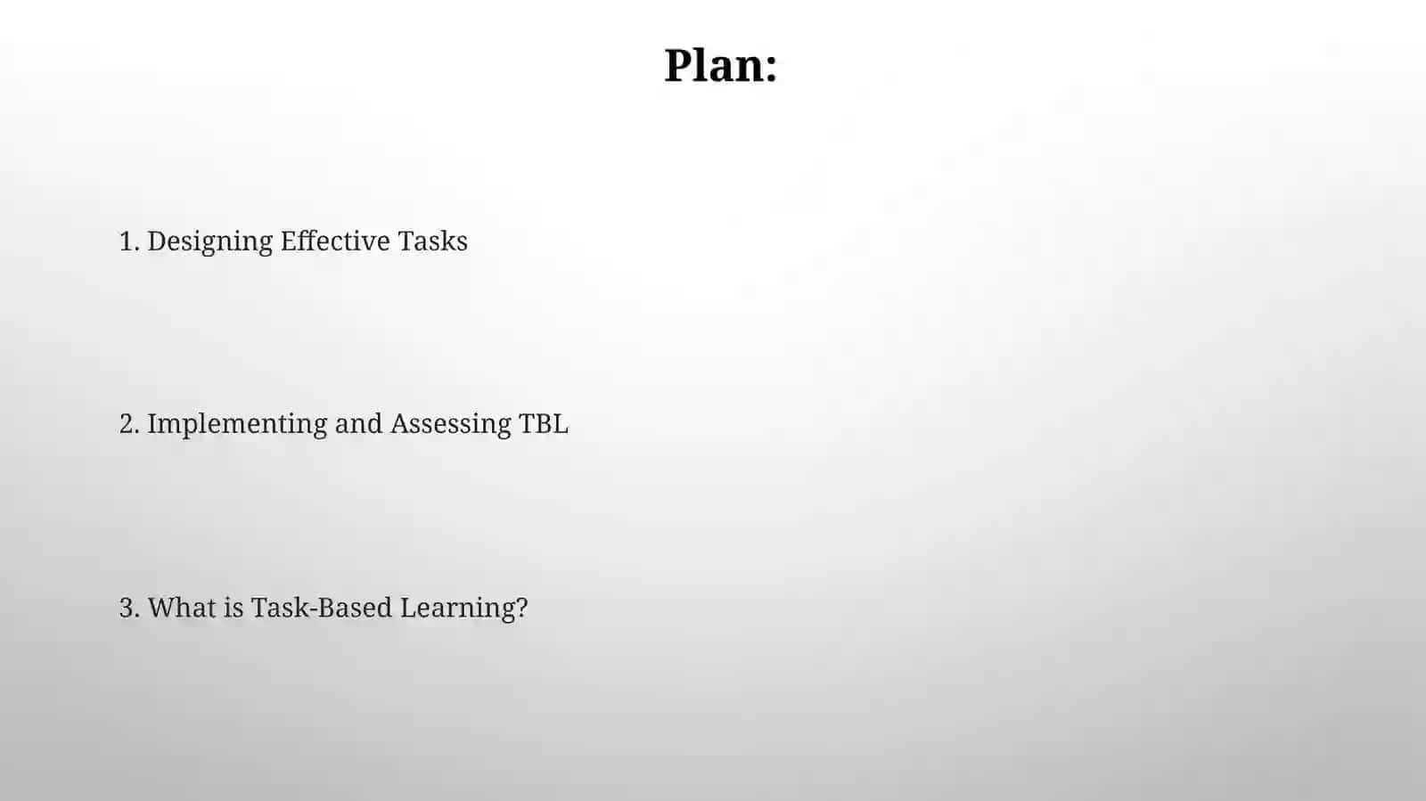 Task-Based Learning 2
