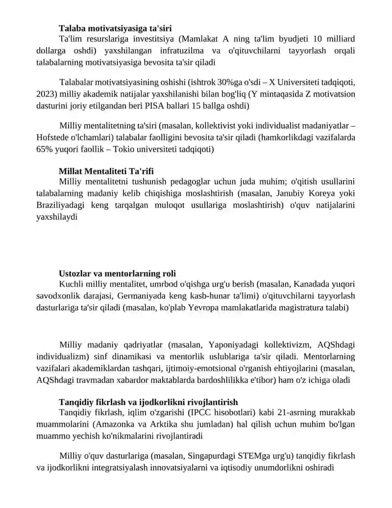 Milliy mentalitet va uning tarbiyadagi ahamiyati 2