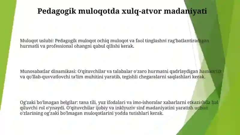 Pedagogik Muloqotda Muomala Madaniyati 2