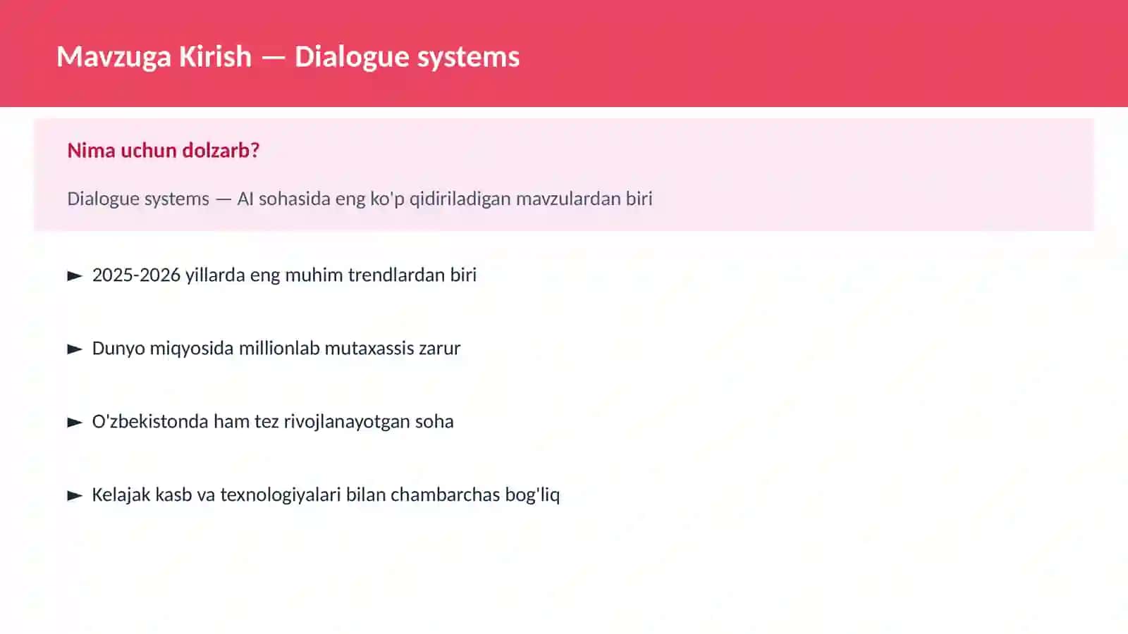 AI | NLP TABIIY TIL QAYTA ISHLASH 2