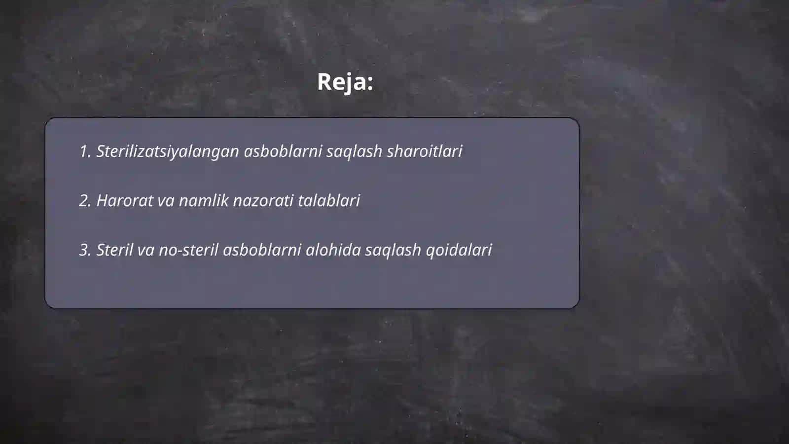Xirurgik asboblarni saqlash qoidalari 2