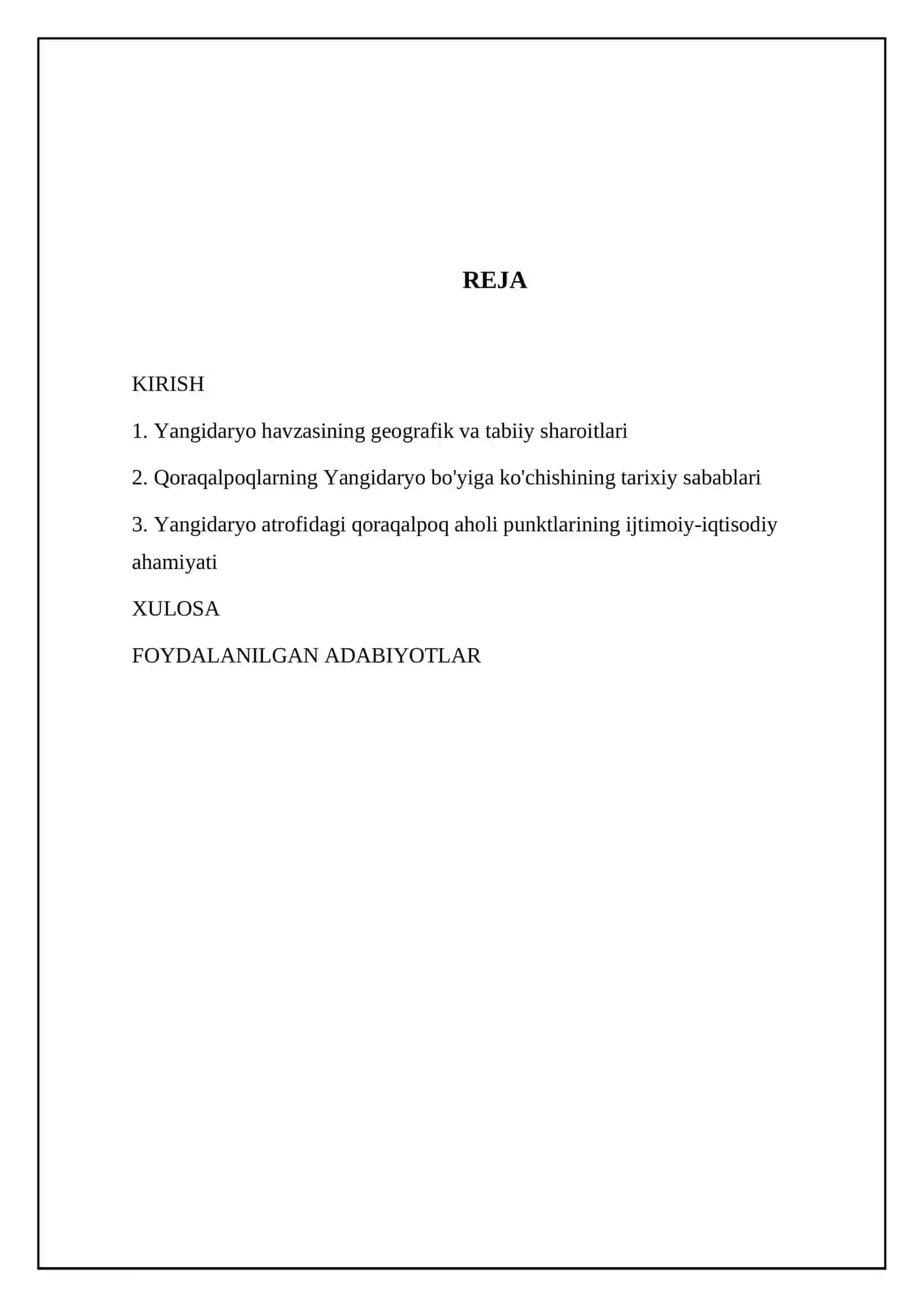 Qoraqolpoqlarning Yangidaryo bóyida joylashuvi 2