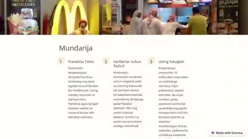 MCDONALD'S KORPORATSIYASI 2