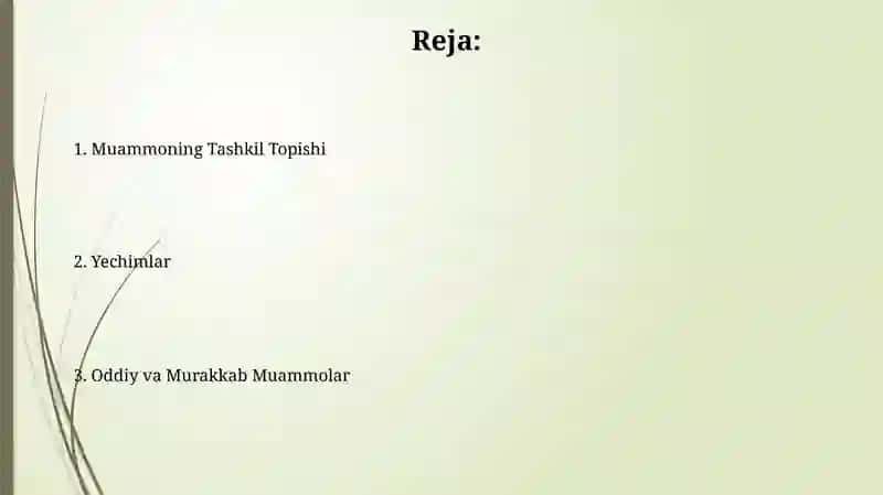 Sodda va murakkab masalalar, masala tuzish va uni yechish 2