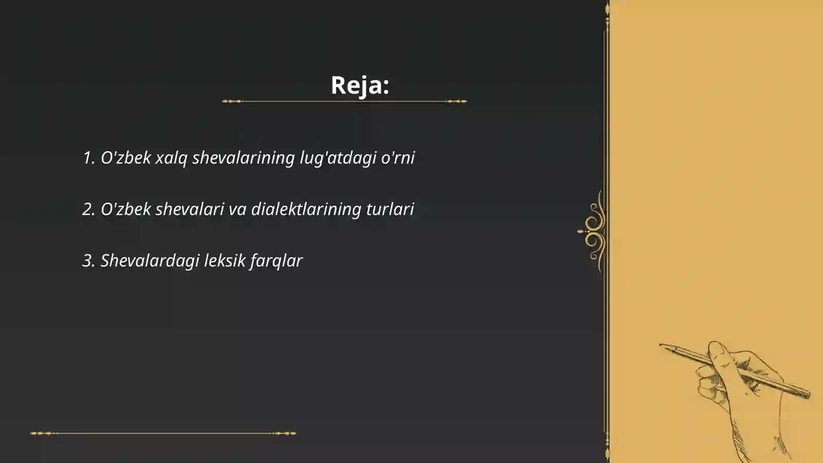 O'zbek xalq shevalari lug'ati ustida ishlash 2