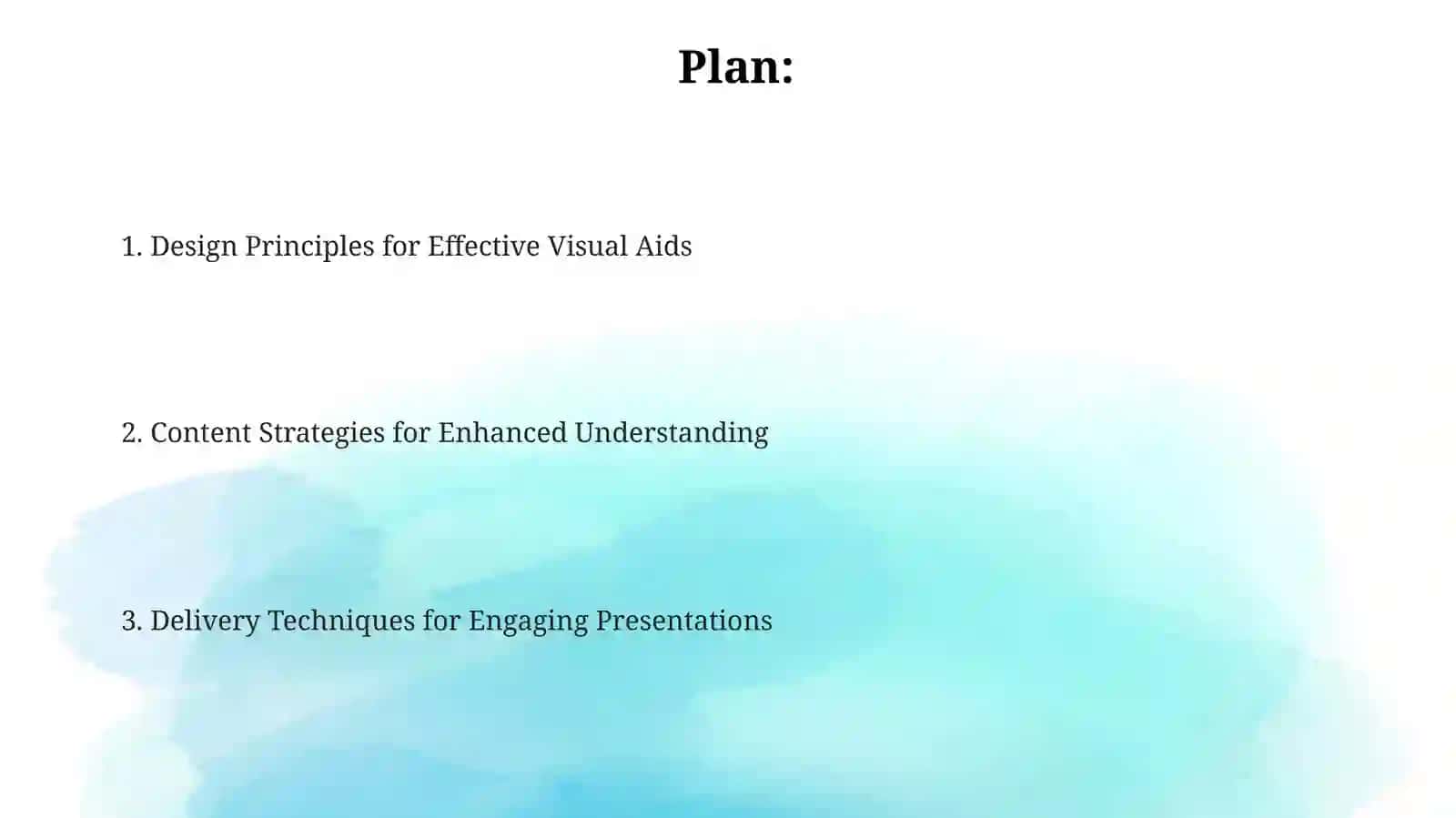 Characteristics of creating presentations supporting materials 2