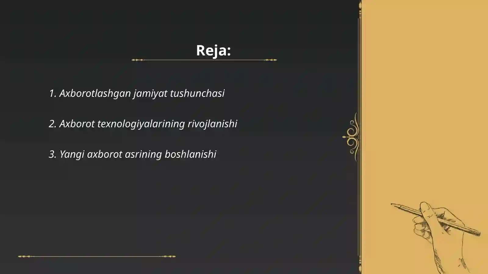 Axborotlashgan jamiyat va uning istiqbollari 2