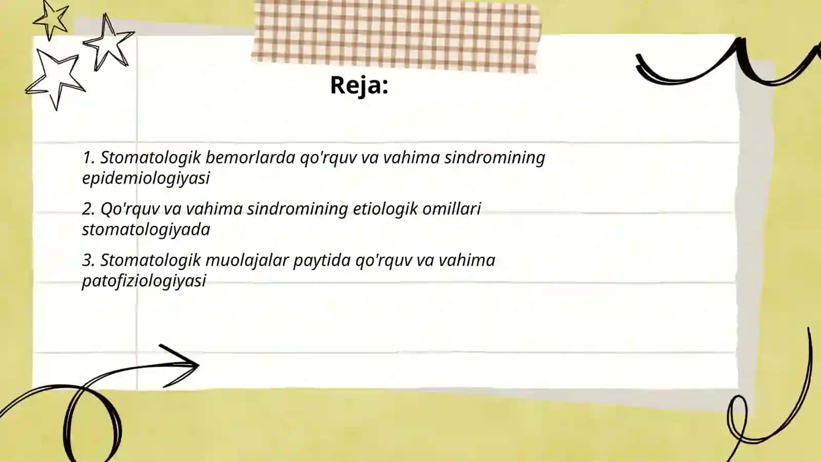 Stomatologik bemorlarda qo'rquv vahima sindromi 2