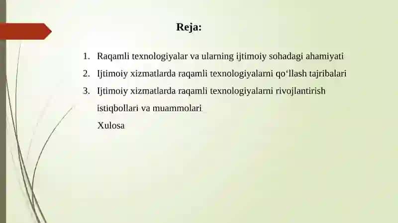 Ijtimoiy sohada raqamli texnologiyalarni qo‘llash 2