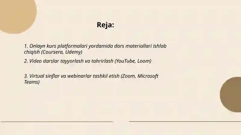 Internetning online xizmatlari yordamida taʼlimiy resurslar tayyorlash 2