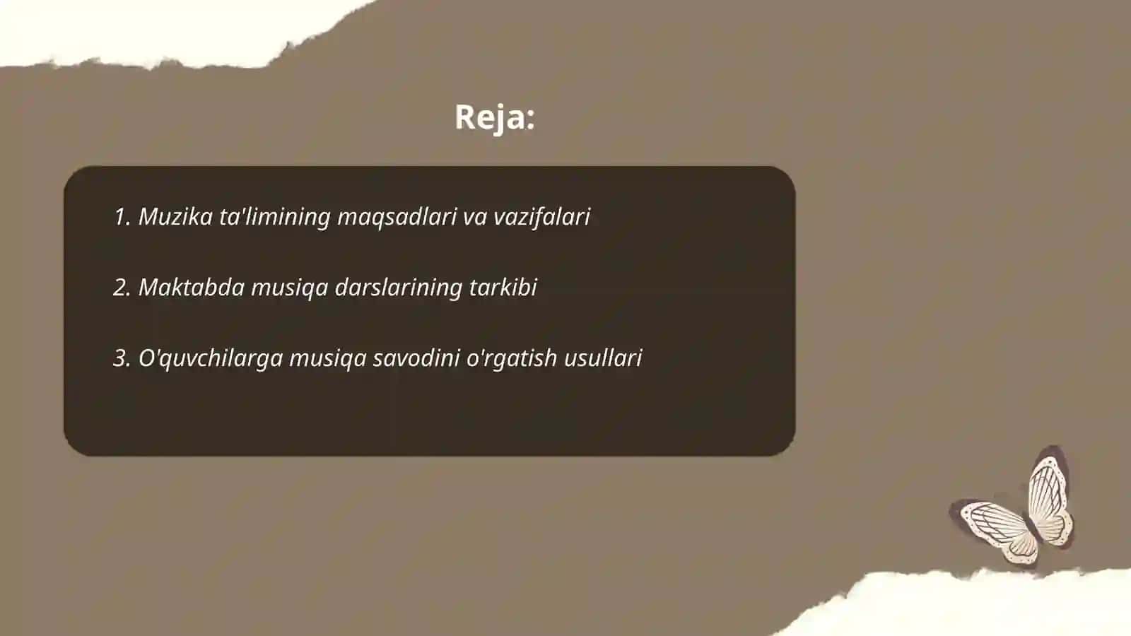 Maktablarda musiqa o'tish metodikasi 2