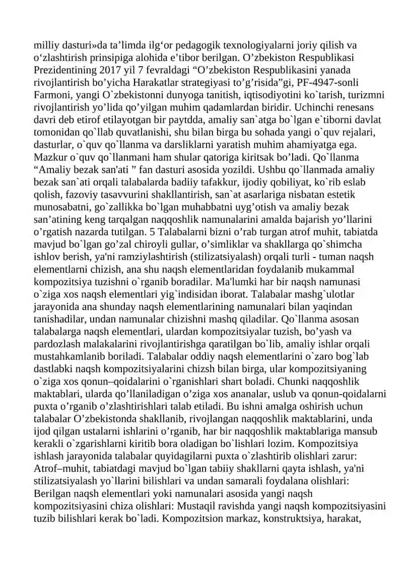 Bezak va funksionallik tushunchalari 2