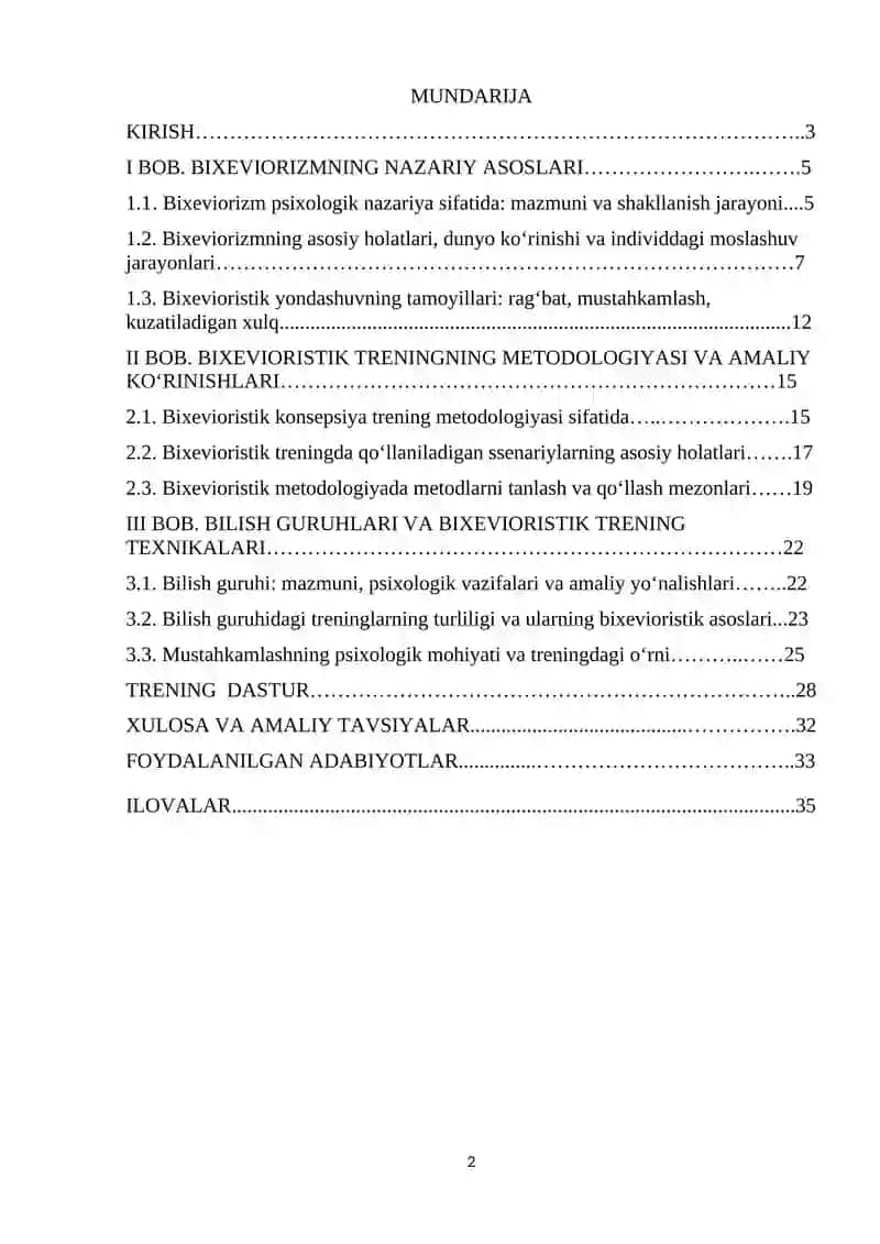 Psixologik trening asoslari 2