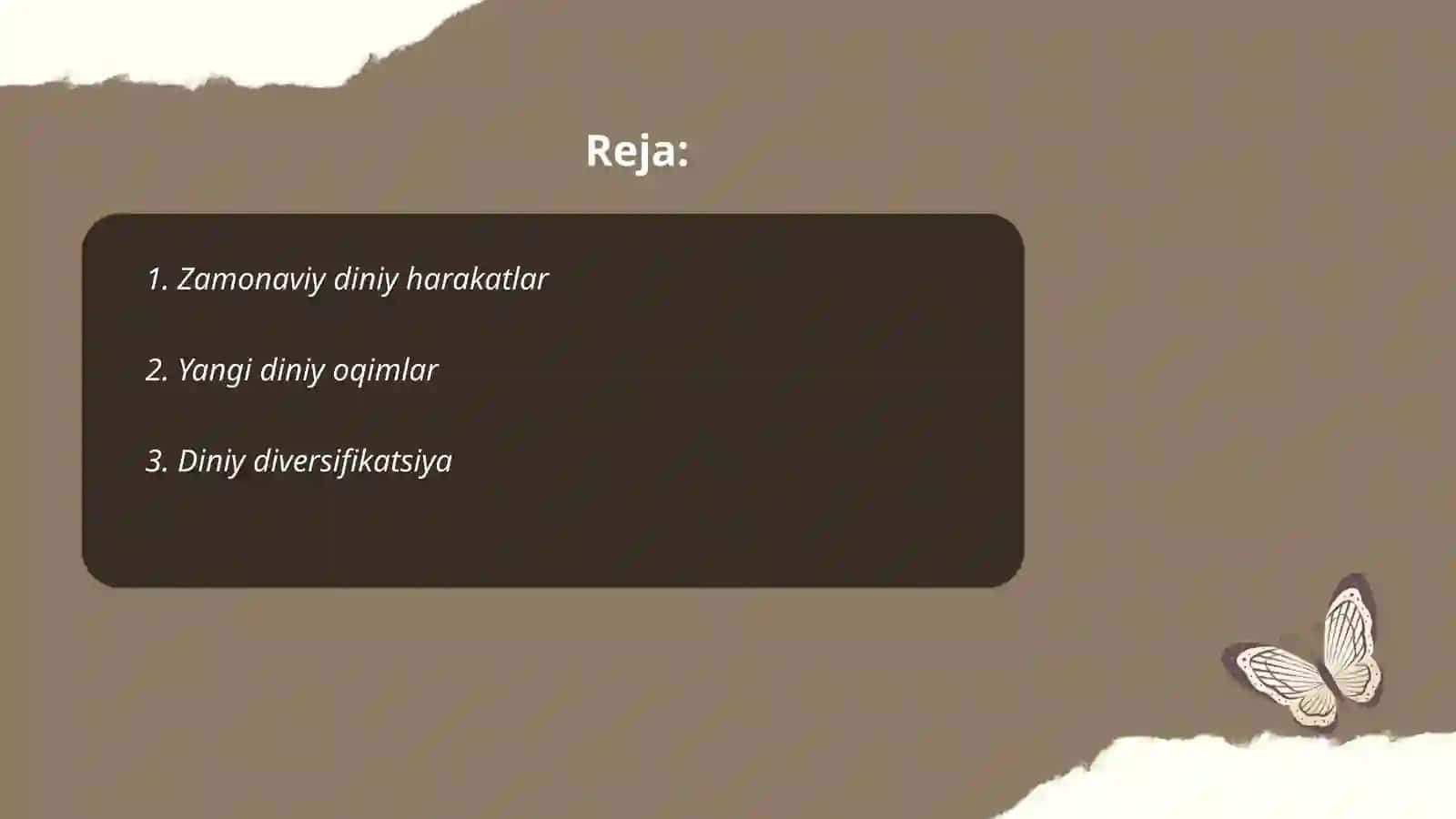 Zamonaviy harakatlar va sektalar 2
