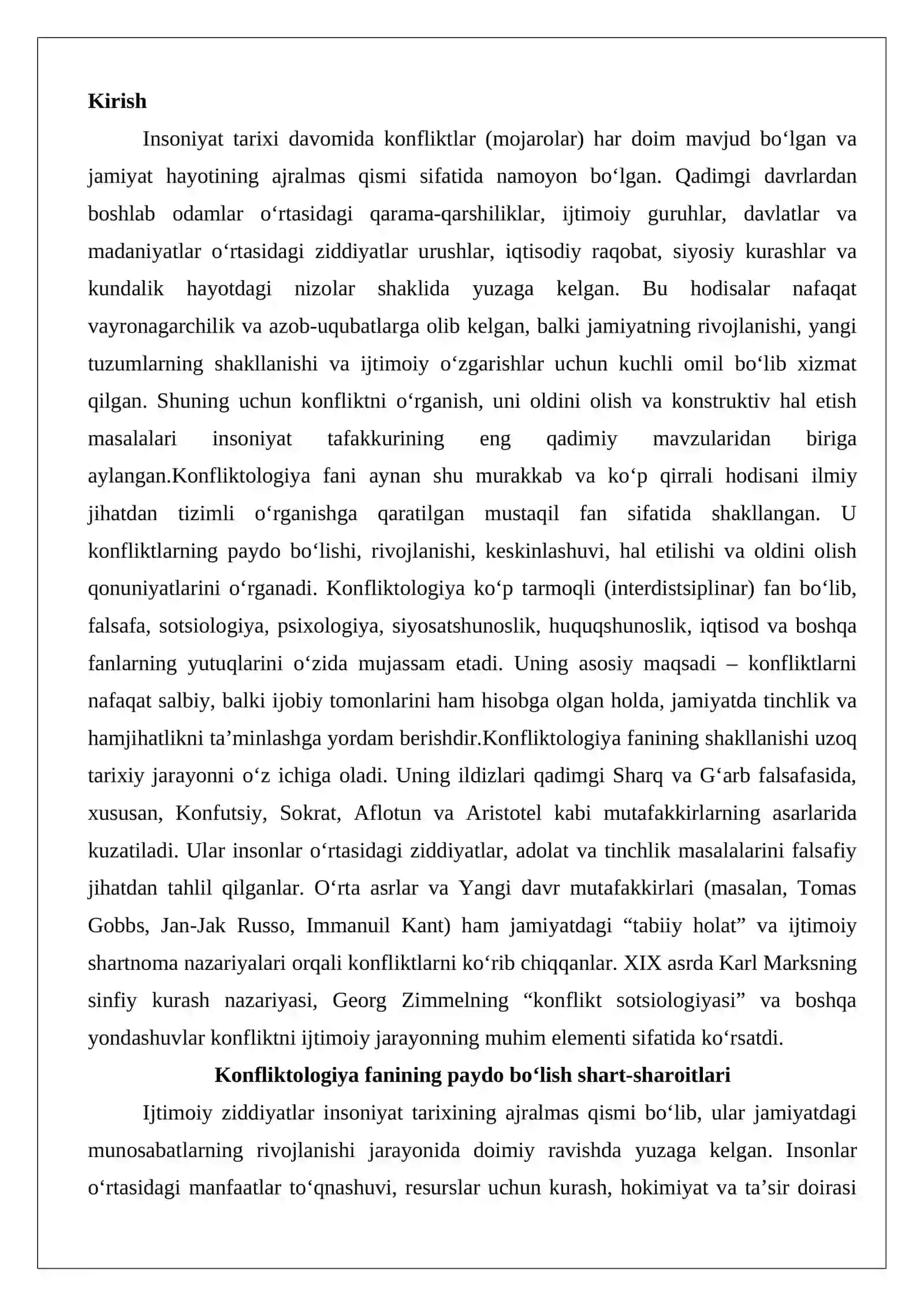 Konfliktologiya fanining shakllanishi 2
