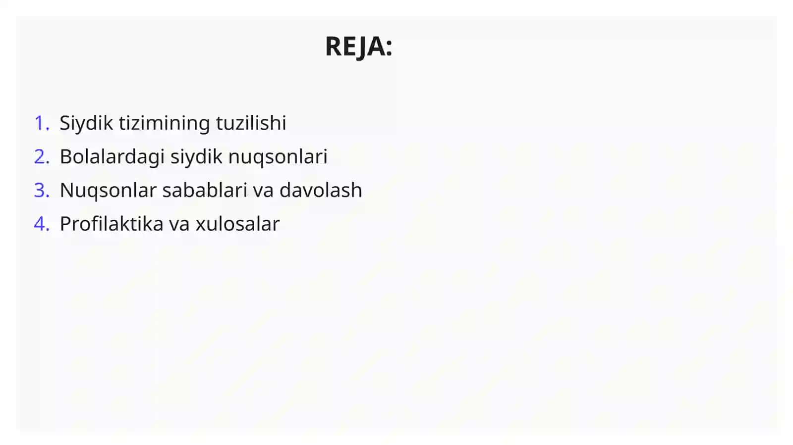 Bolalar Siydik Ajratish Tizimi Nuqsonlari 2