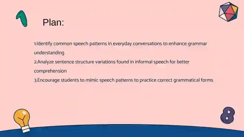 Teaching grammar by using speech patterns 2