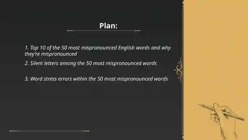 The 50 most mispronounced words 2