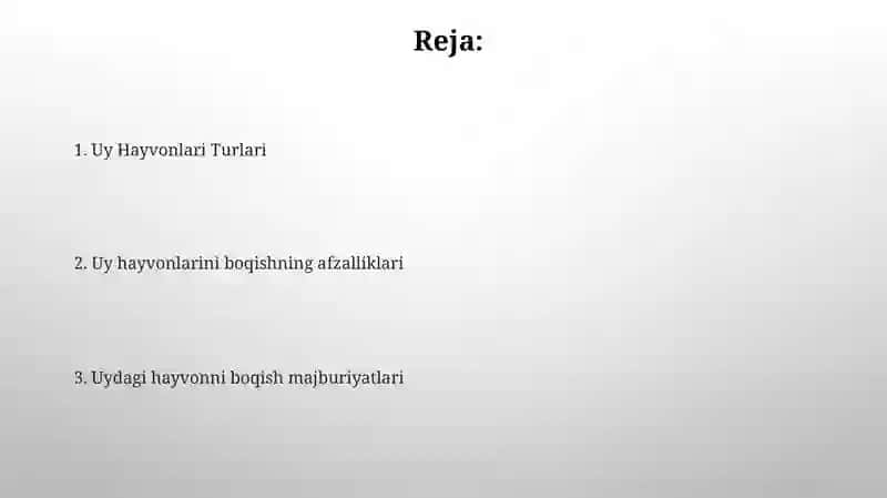 Uy Hayvonlari 2