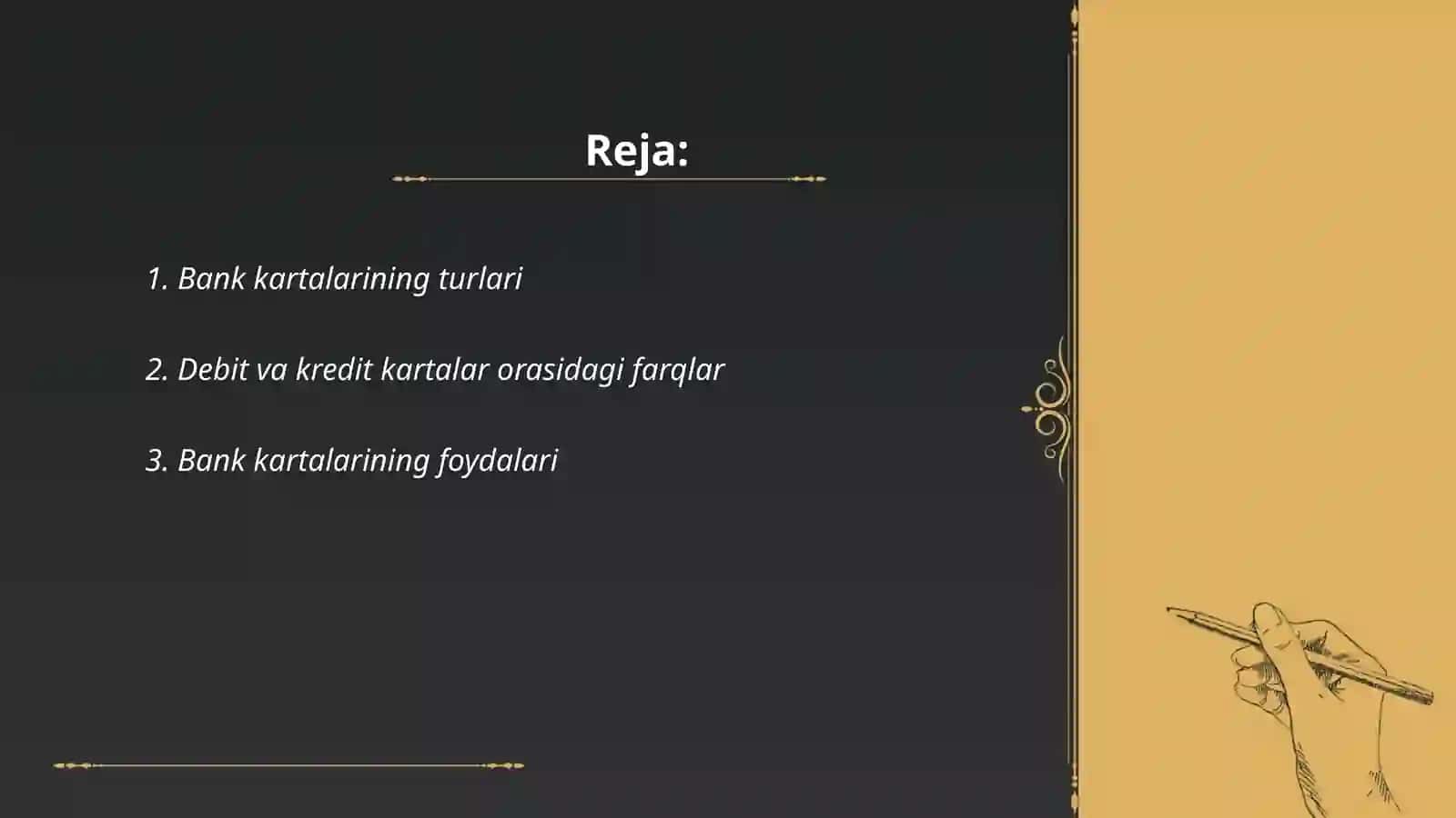 Bank kartalari haqida 2