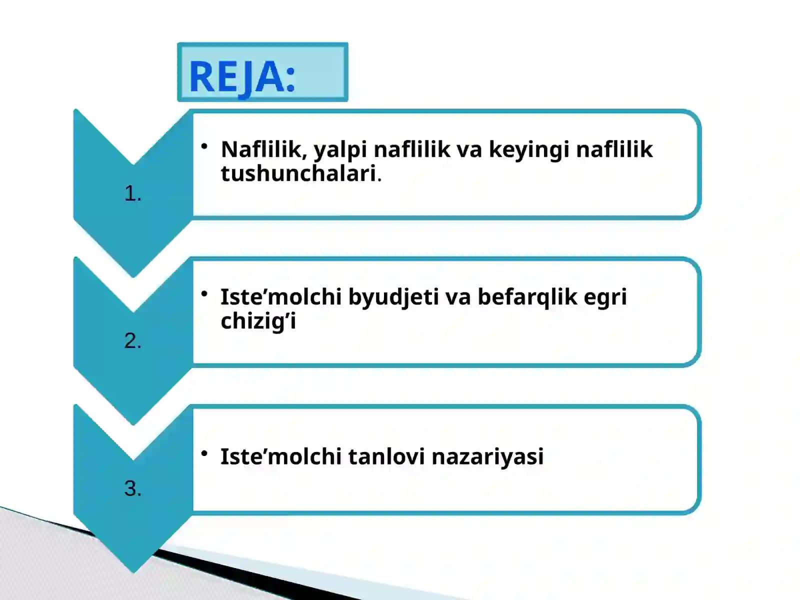 ISTE’MOLCHI XULQI NAZARIYASI 2
