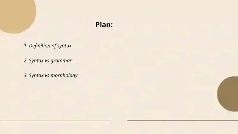 What is Syntax 2