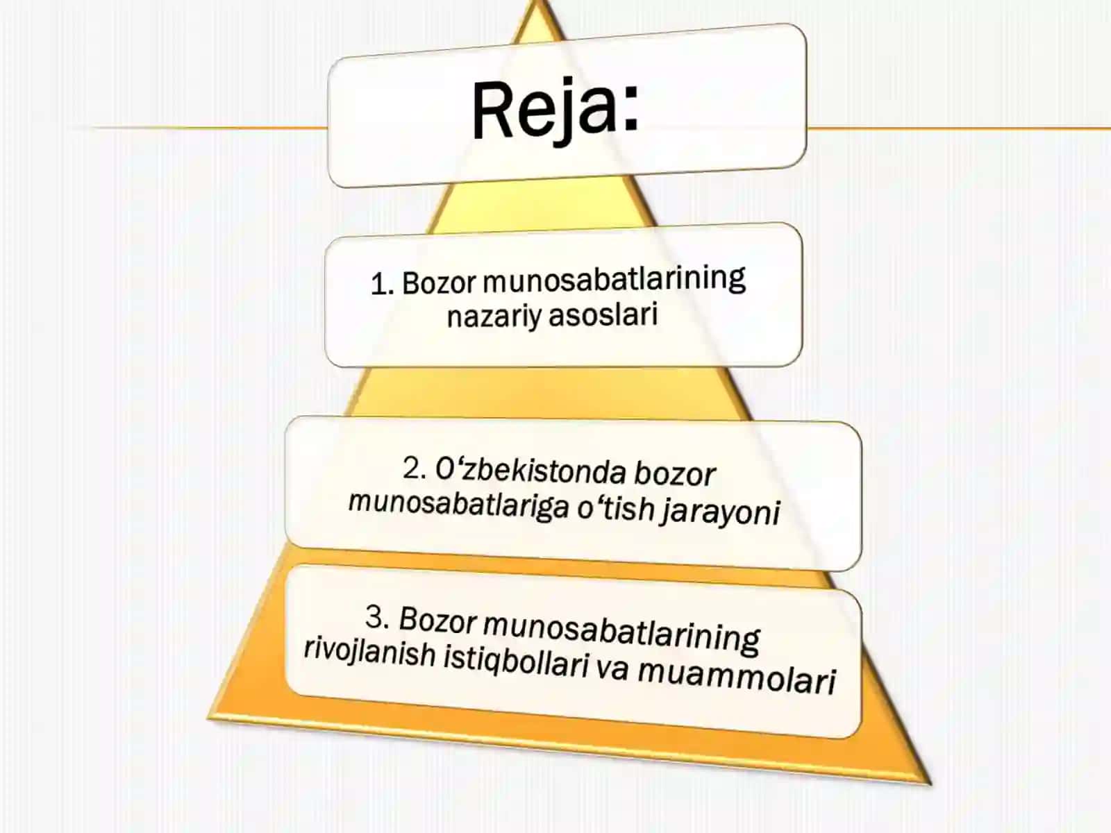 O’zbekistonda bozor munosabatlarining rivojlanishi 2