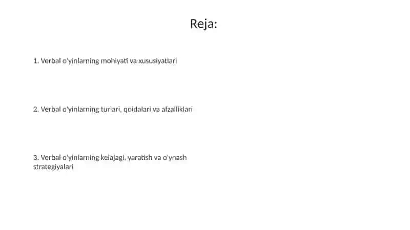 Verbal o'yinlarining tabiati,oʻziga xos tomonlari 2