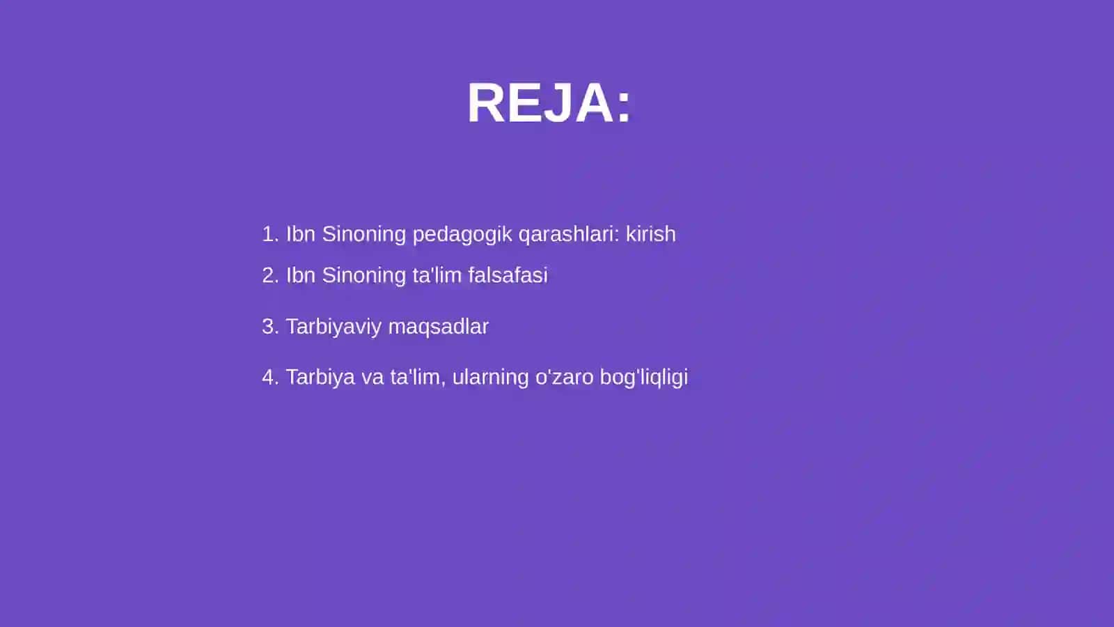 Ibn Sinoning pedogogik qarashlari 2
