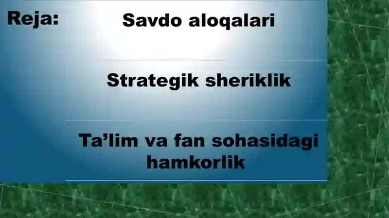 OʻZBEKISTON SHVETSIYA ALOQALARI 2