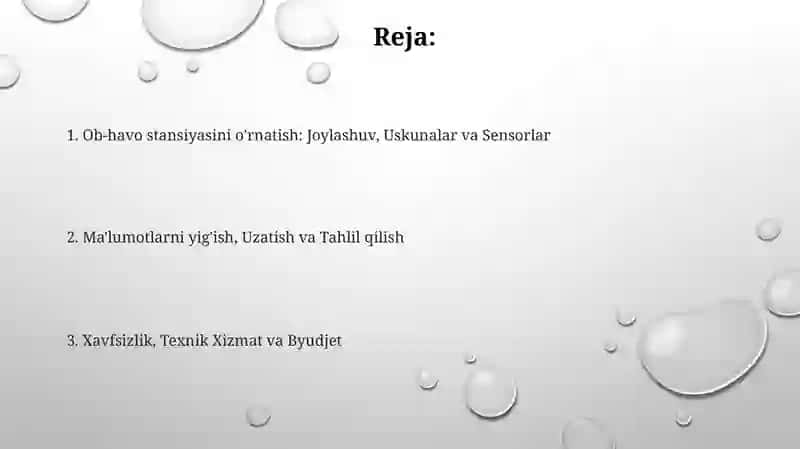 Tabiatda ob-havo stansiyasini tashkil etish 2