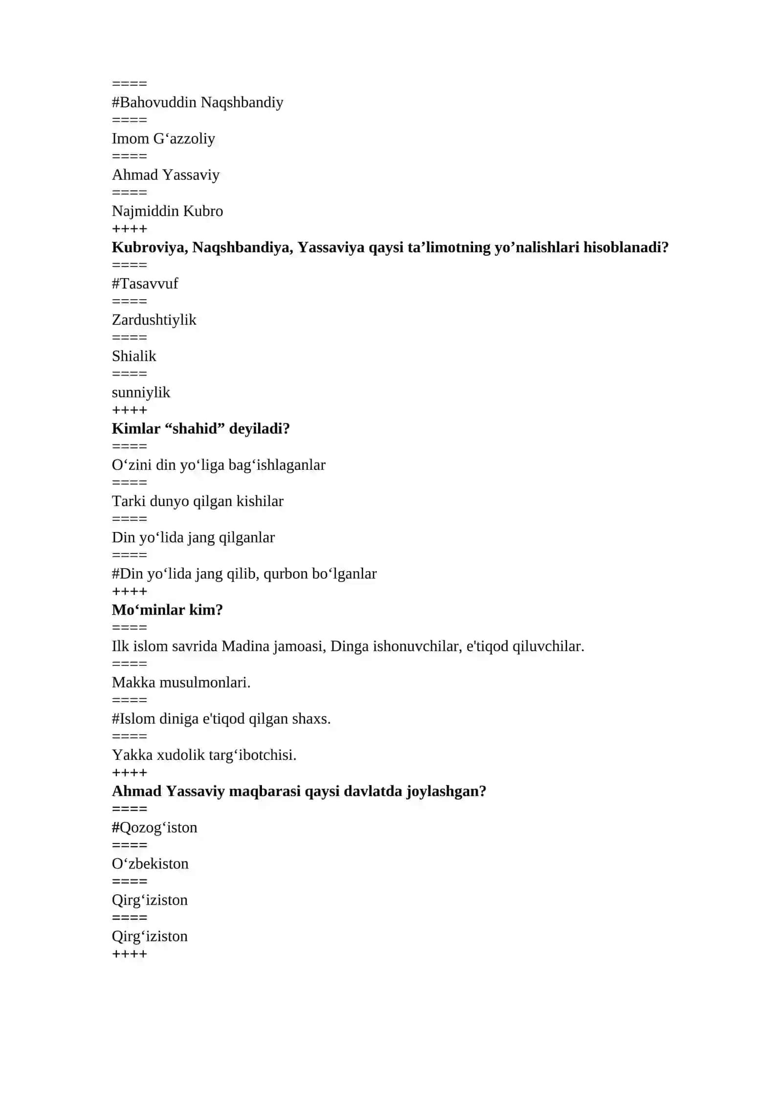 Tasavvuf 2