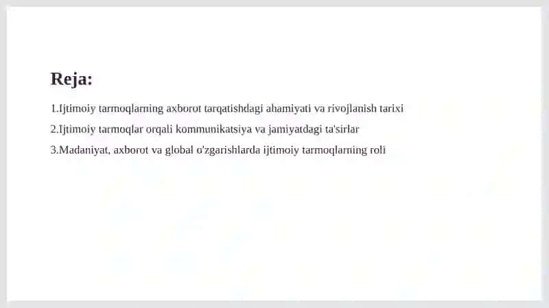 Ijtimoiytarmoqlarvaularningaxborottarqatishdagiroli 2