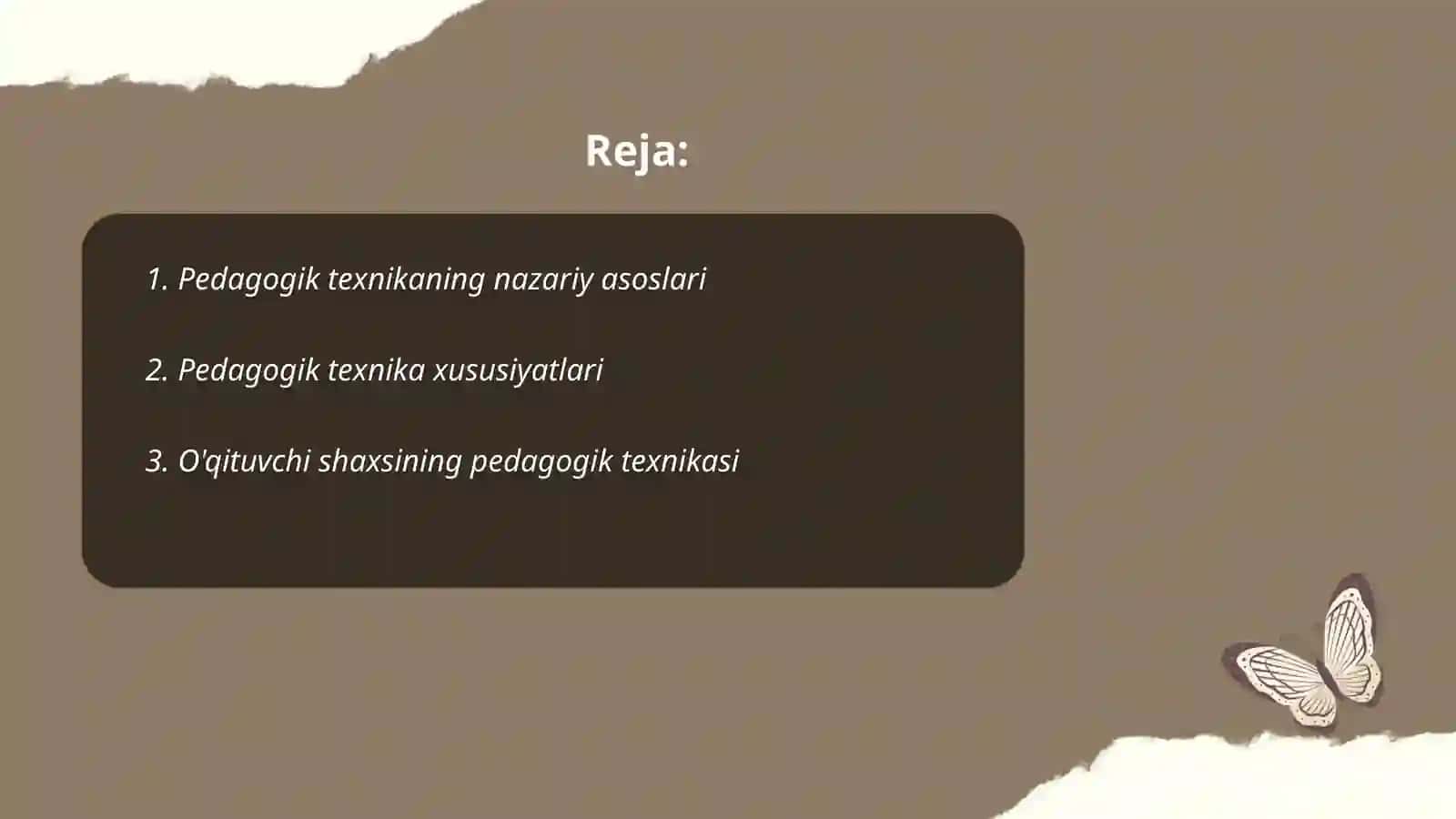 Pedagogik texnika haqida tushuncha 2