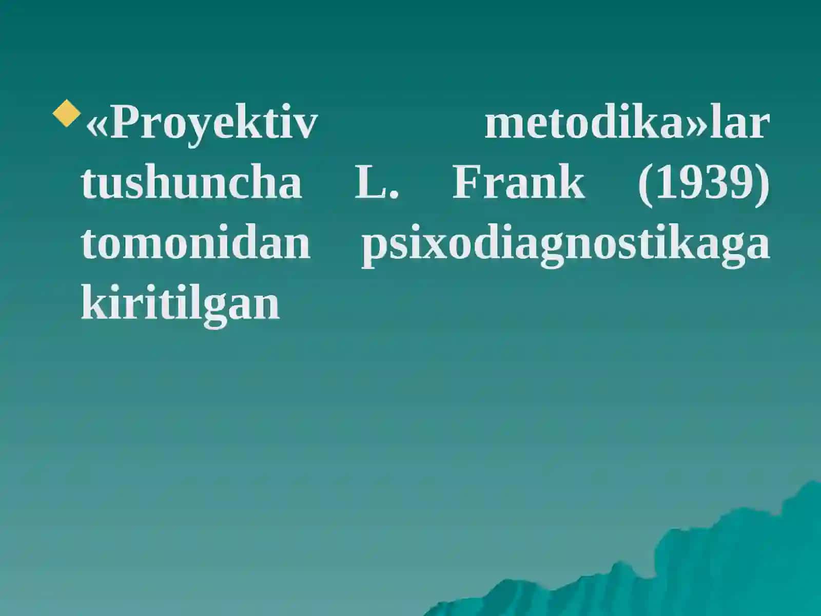 PROEKTIV METODIKALAR 2