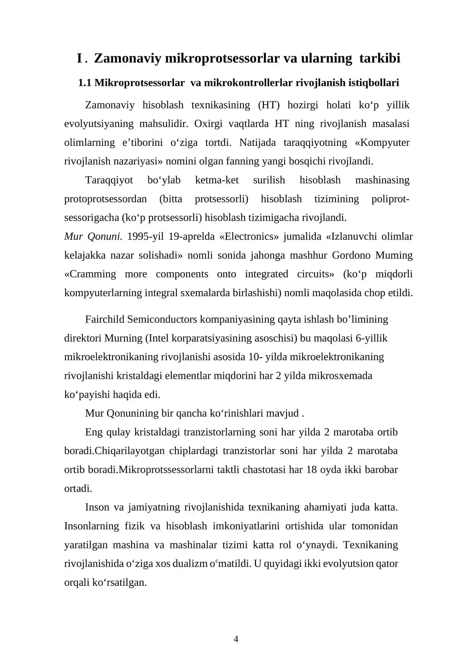 Mikroprotsessor tizimlarini sozlash texnologiyalari 2