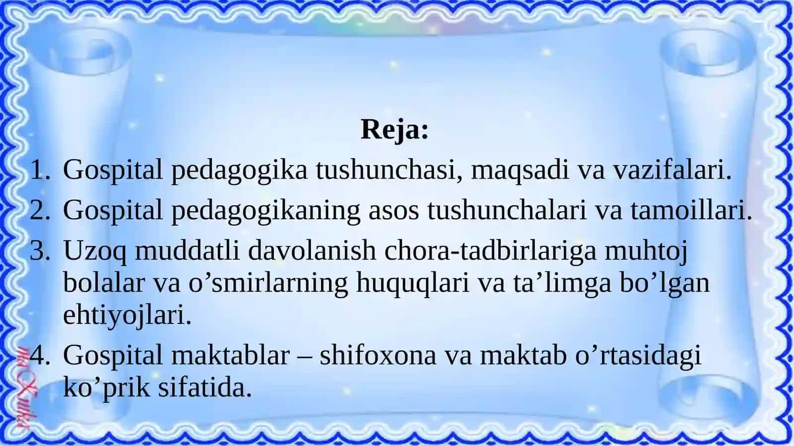 Gospital ta'lim modellari tahlili va hususiyatlari 2