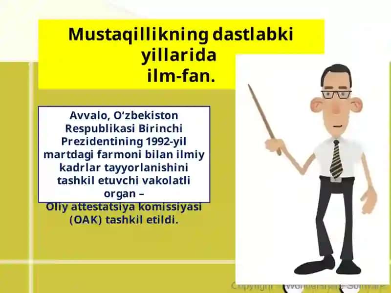Oliy attestatsiya komissiyasi (OAK) 2