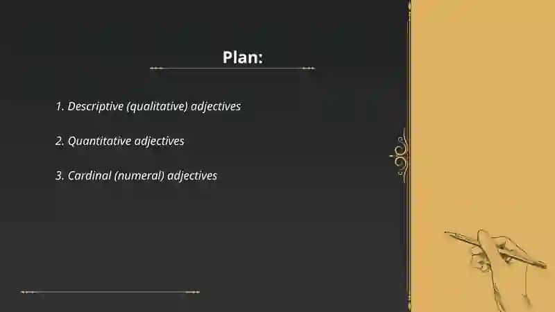 Adjective types 2