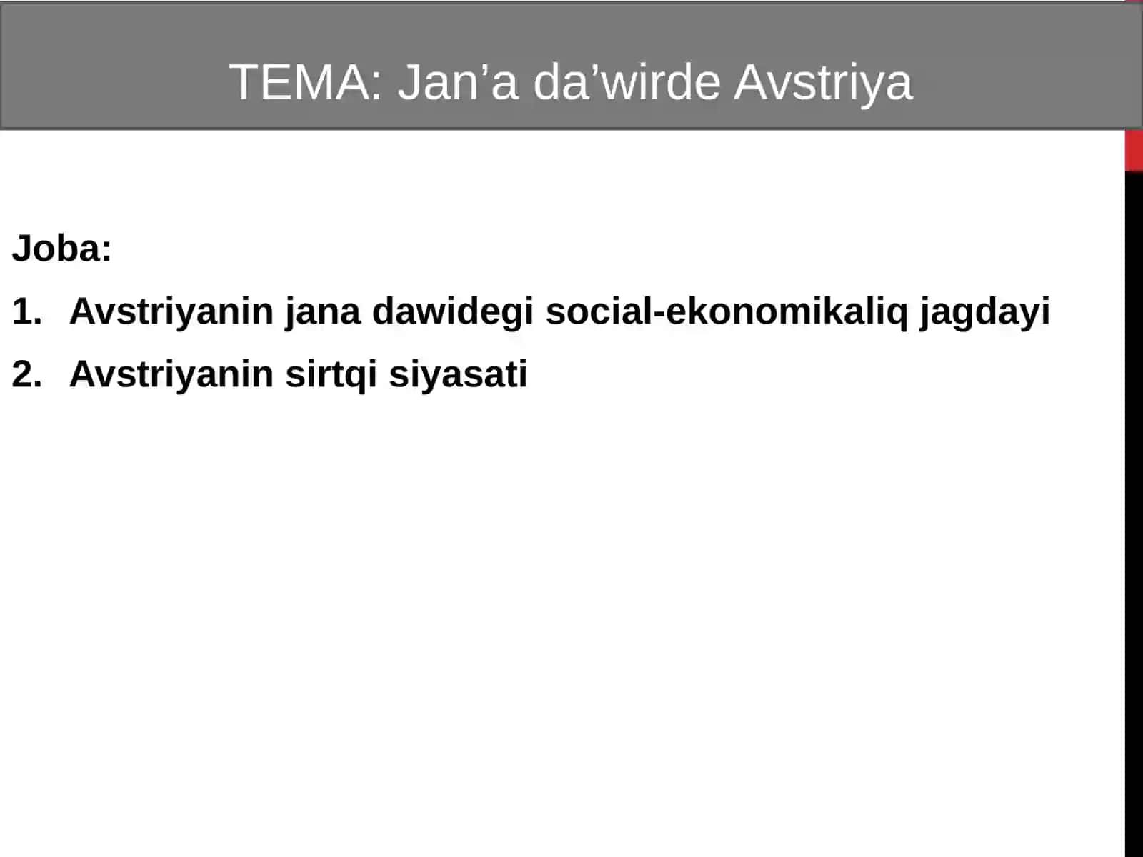 Jarılqaǵanova Azizanıń islegen prezentaciyasi 2