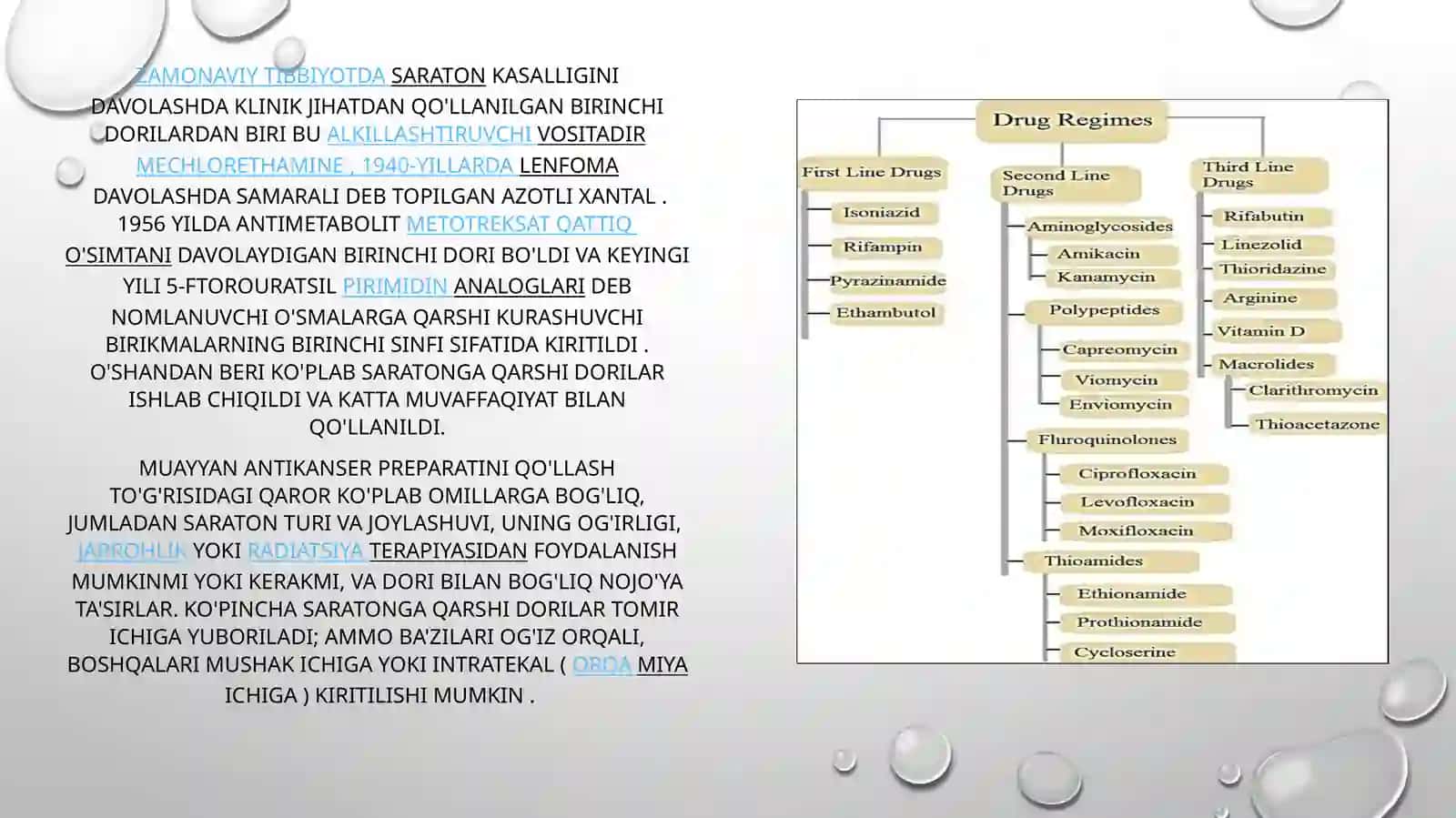 Xavfli o'smalarga qarshi vositalar 2