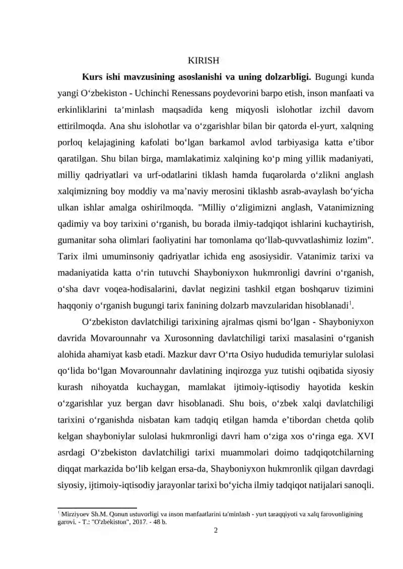 BUXORO XONLIGIDA SHAYBONIYLAR DAVRI 2