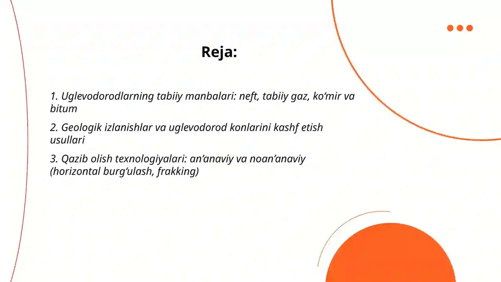 Uglevodorodlarning tabiiy manbalari va ularning samarali foydalanishi 2
