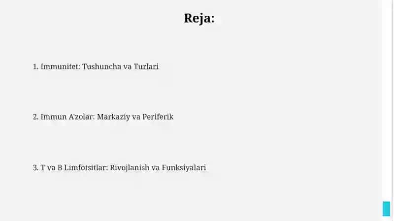 Immunitet Tushunchasi va Turlari 2